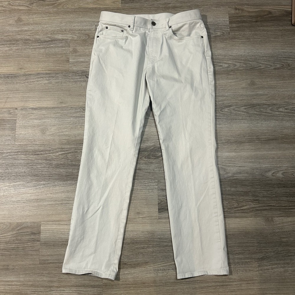 Onward Reserve Pants Mens 35x32 Khaki Performance 5 Pocket Lightweight Chino